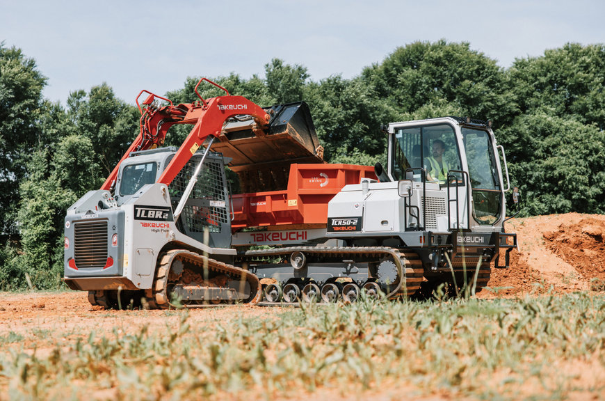 TAKEUCHI INTRODUCED TCR50-2 CRAWLER DUMPER TO NORTH AMERICA